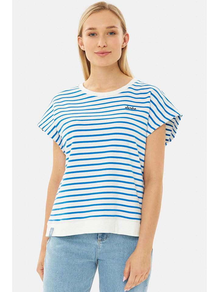 Derbe Koszulka w kolorze biało-niebieskim rozmiar: XL