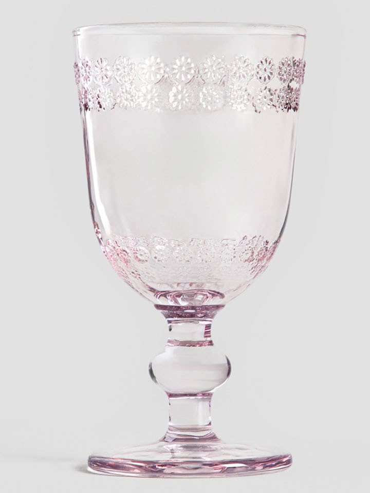 Homla Kieliszek "Erba" w kolorze jasnoróżowym - 280 ml rozmiar: onesize