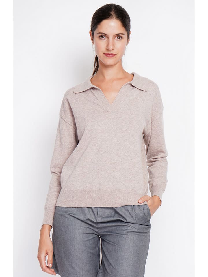 ASSUILI Sweter w kolorze szarobrązowym rozmiar: 36