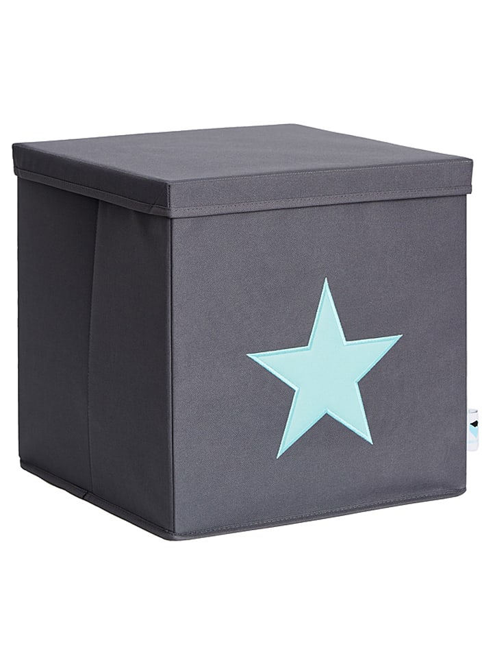 STORE IT Pudełko w kolorze szaro-turkusowym - 33 x 33 x 33 cm rozmiar: onesize