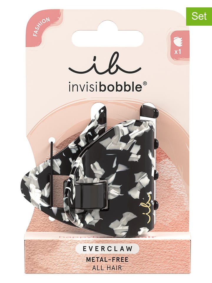 Invisibobble Spinki do włosów (2 szt.) "Everclaw" w kolorze czarnym rozmiar: onesize