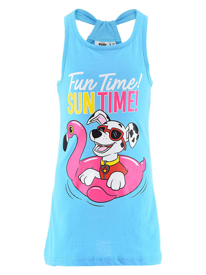 Paw Patrol Sukienka "Psi Patrol" w kolorze niebieskim ze wzorem rozmiar: 98