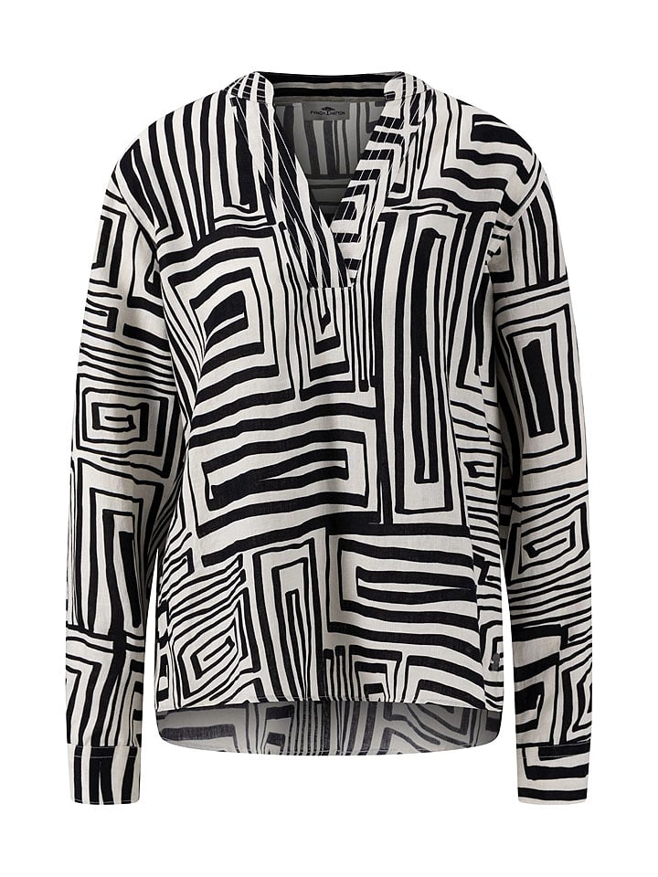 FYNCH-HATTON Lniana bluzka w kolorze kremowym rozmiar: 38