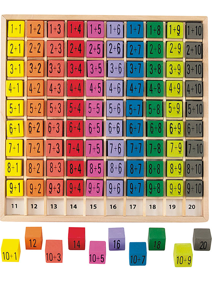 Ulysse 100-częściowa tablica do nauki dodawania - 8+ rozmiar: onesize