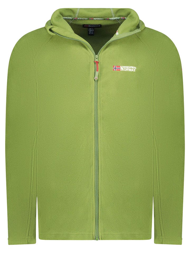 Geographical Norway Kurtka polarowa "Tugood" w kolorze zielonym rozmiar: XXL