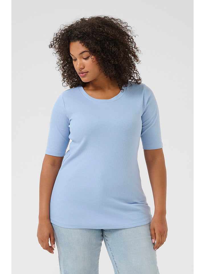 Kaffe Koszulka w kolorze błękitnym rozmiar: M