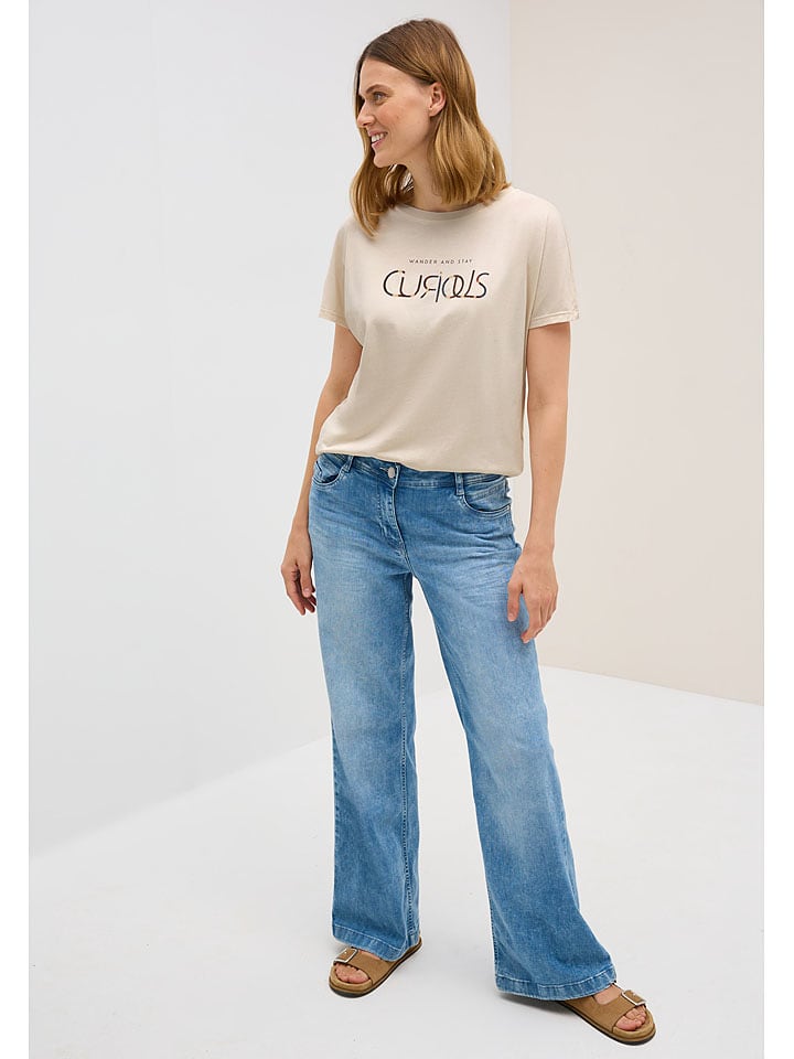 Cecil Koszulka w kolorze beżowym rozmiar: S