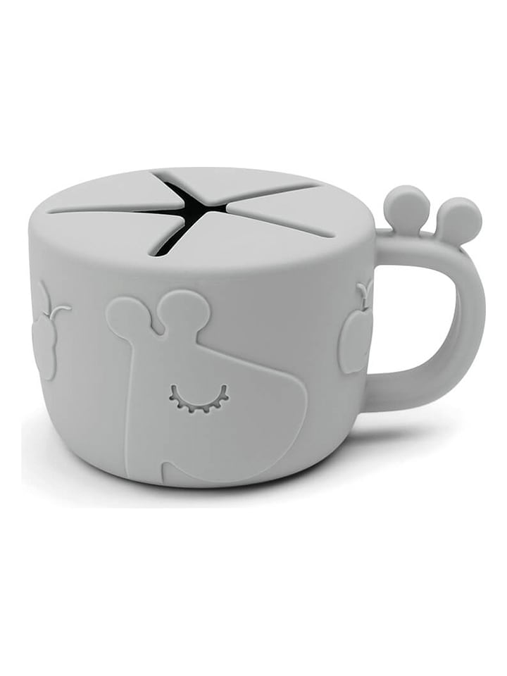 done by deer Pudełko "Peekaboo Raffi" w kolorze szarym na przekąski rozmiar: onesize