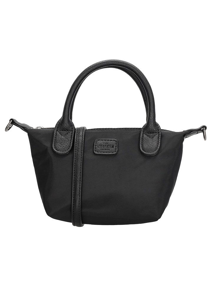 Charm Torebka "Buckingham Mono" w kolorze czarnym - 18 x 13 x 9 cm rozmiar: onesize