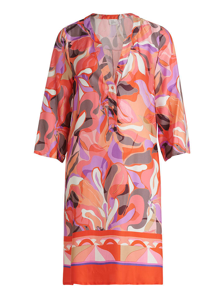 Vera Mont Sukienka w kolorze pomarańczowo-fioletowym rozmiar: 40
