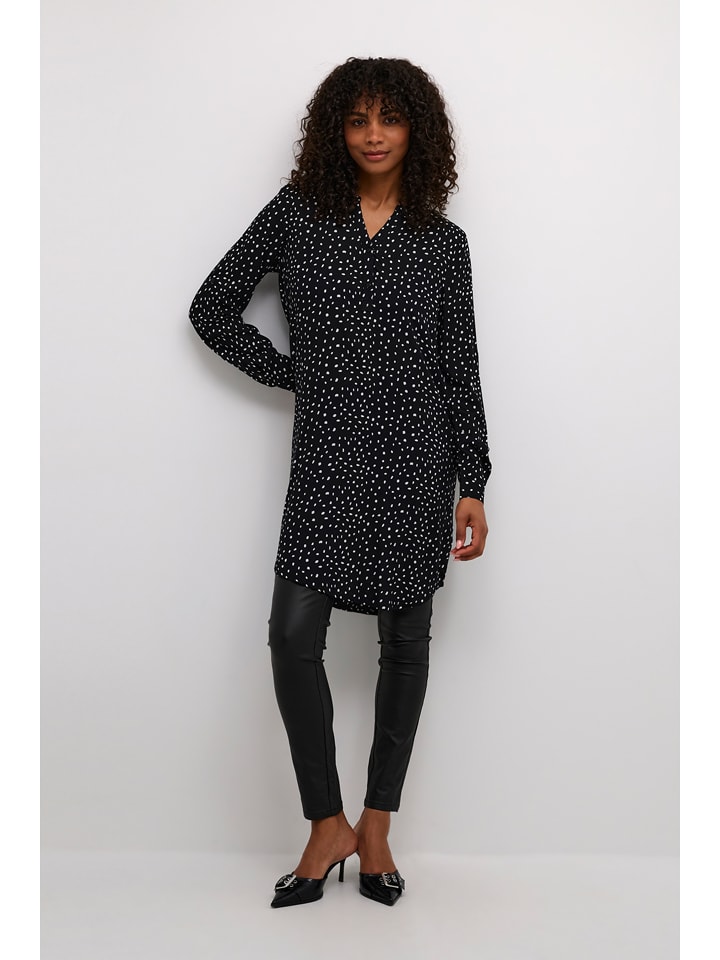 Kaffe Sukienka w kolorze czarno-białym rozmiar: 34