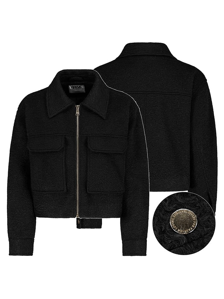 Sublevel Kurtka koszulowa w kolorze czarnym rozmiar: S