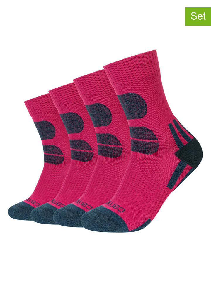 camano Skarpety (4 pary) w kolorze różowym rozmiar: 35-38