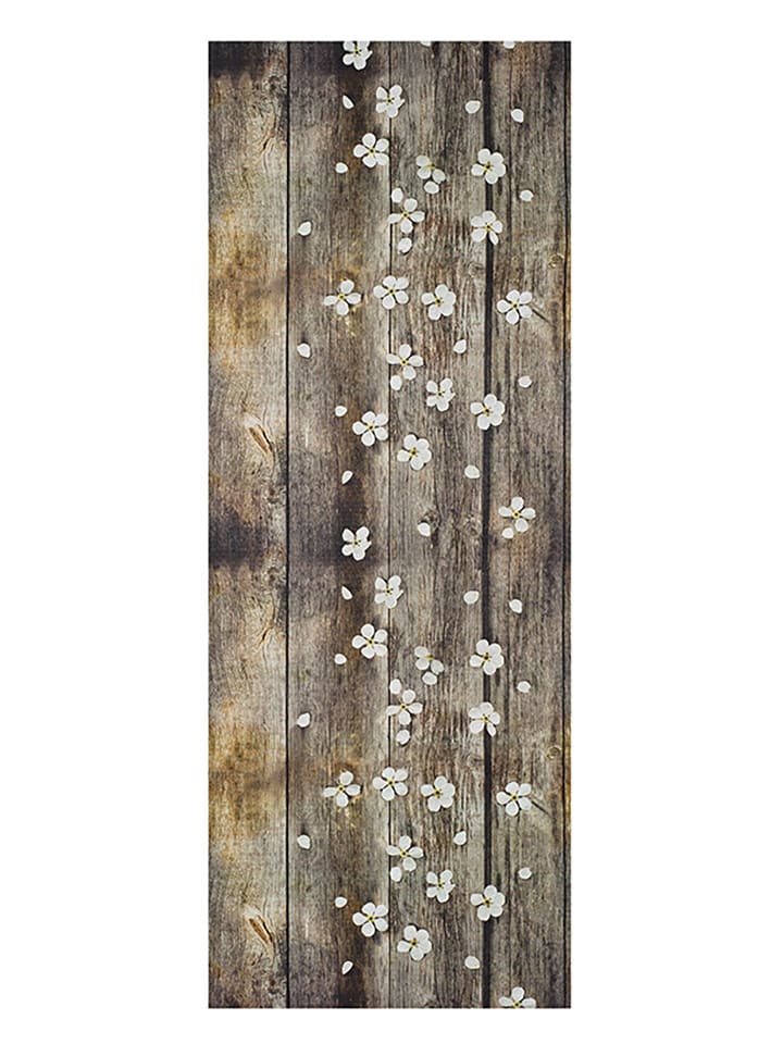 Atticgo Chodnik "Sprinty" w kolorze brązowo-białym rozmiar: 52x100 cm