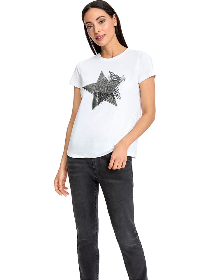 Heine Koszulka w kolorze białym rozmiar: 42