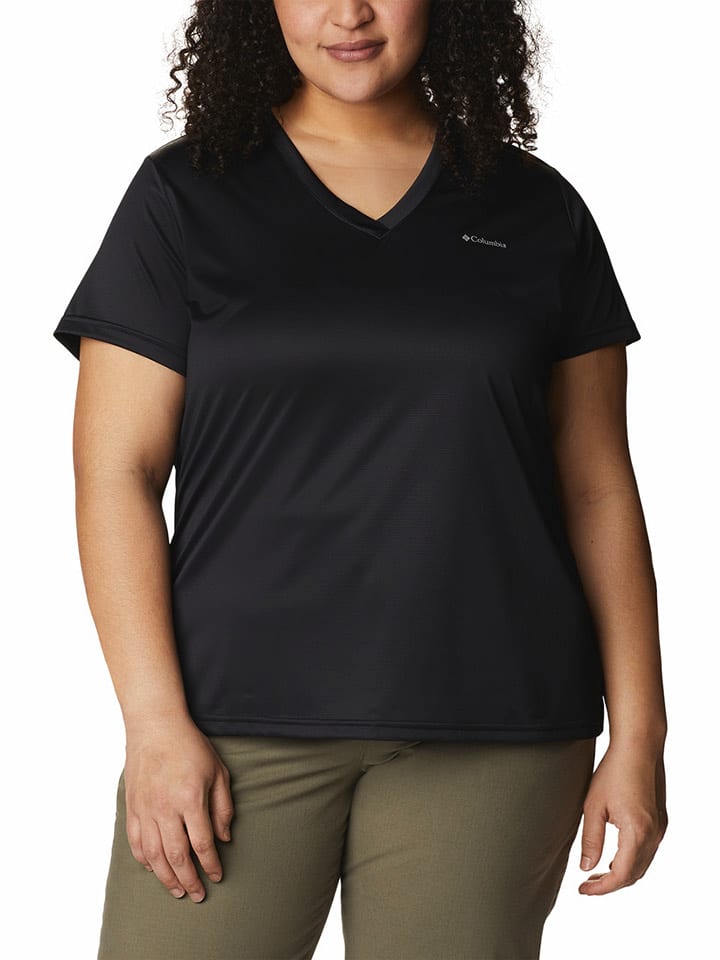 Columbia Koszulka turystyczna "Columbia Hike™" w kolorze czarnym rozmiar: M
