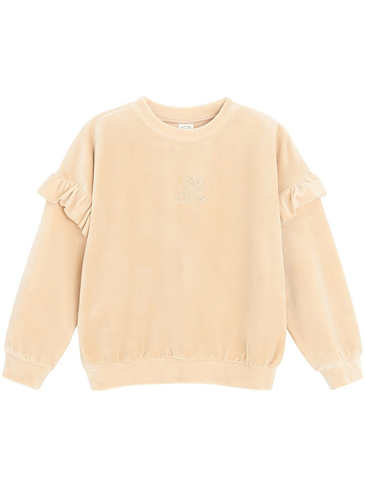 COOL CLUB Bluza w kolorze beżowym rozmiar: 128