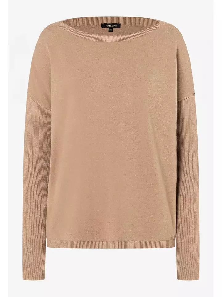 More & More Sweter w kolorze beżowym rozmiar: 36