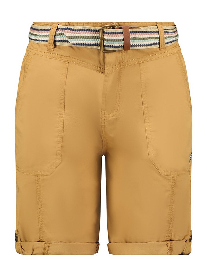 Geographical Norway Bermudy "Prioria" w kolorze beżowym rozmiar: L