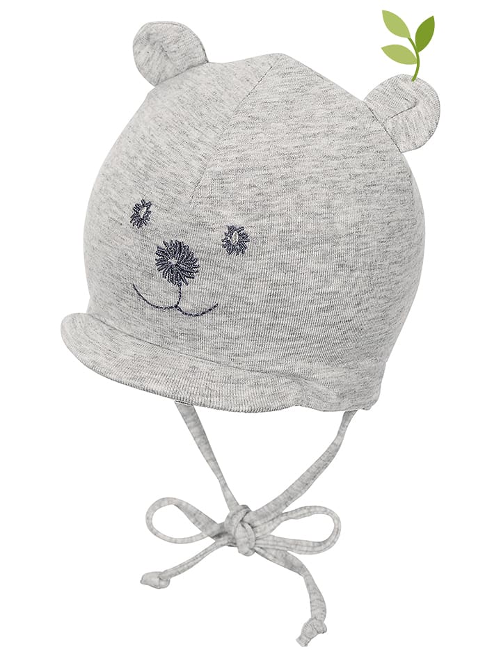 Sterntaler Czapka w kolorze szarym rozmiar: 33 cm