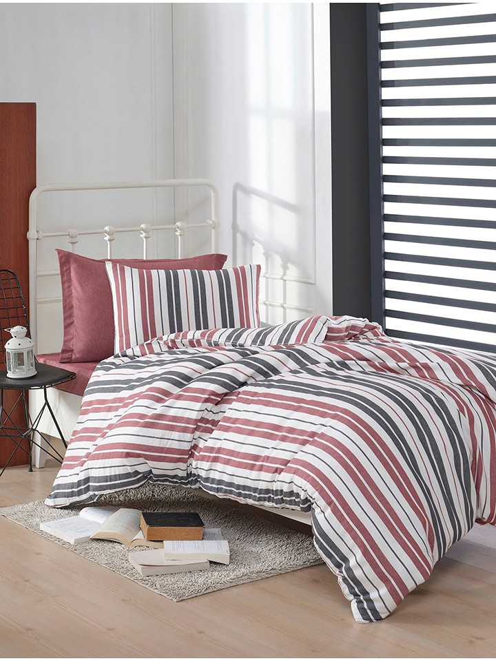 Elizabed Komplet pościeli w kolorze białym rozmiar: 155x200 cm