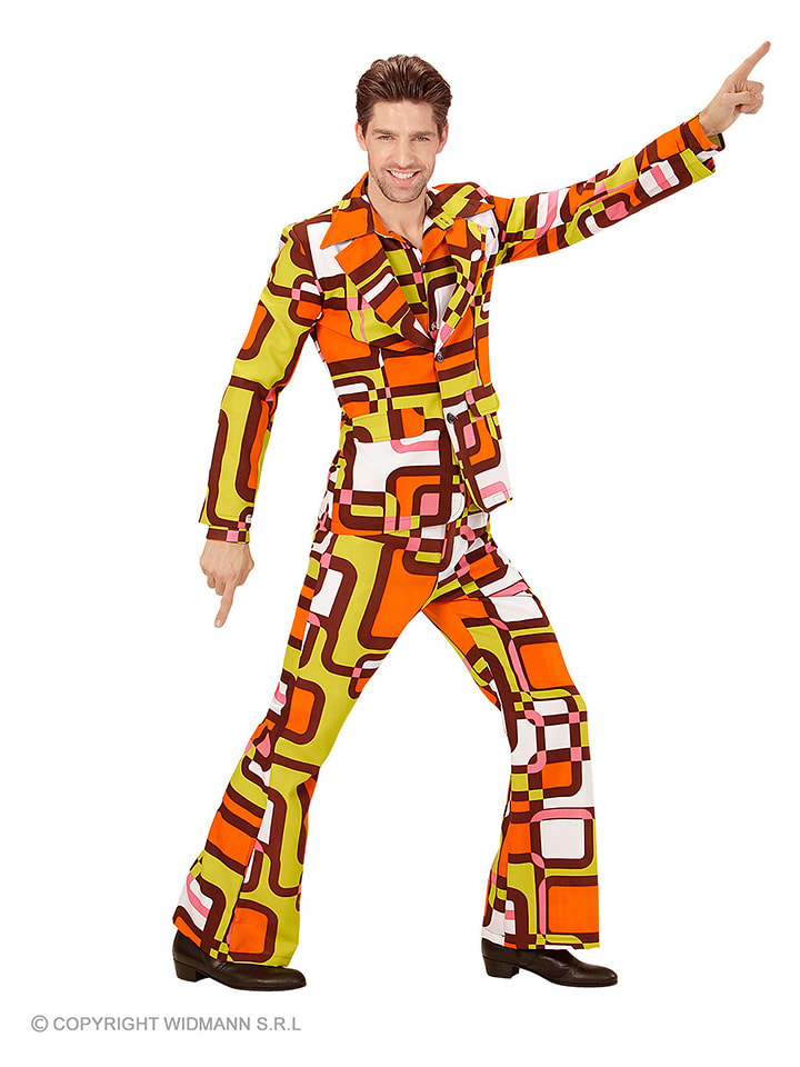 Carnival Party 2-częściowy kostium ze wzorem rozmiar: XL