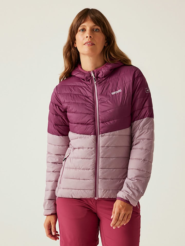 Regatta Kurtka pikowana "Hillpack IV" w kolorze fioletowo-jasnoróżowym rozmiar: 44