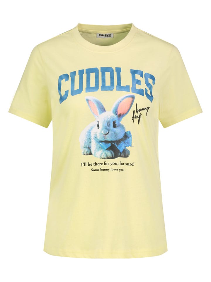 Sublevel Koszulka w kolorze żółtym rozmiar: L