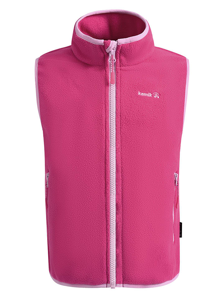 Kamik Kamizelka polarowa "Dawn" w kolorze różowym rozmiar: 164