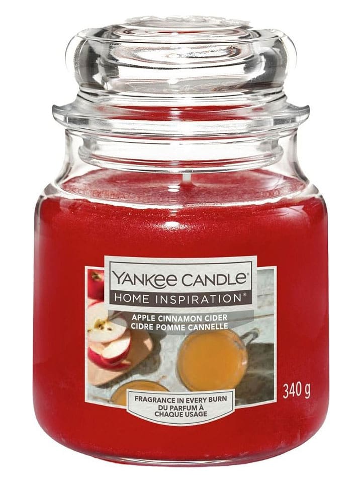 Yankee Candle Home Inspiration Świeca zapachowa "Apple Cinnamon Cider" - 340 g rozmiar: onesize