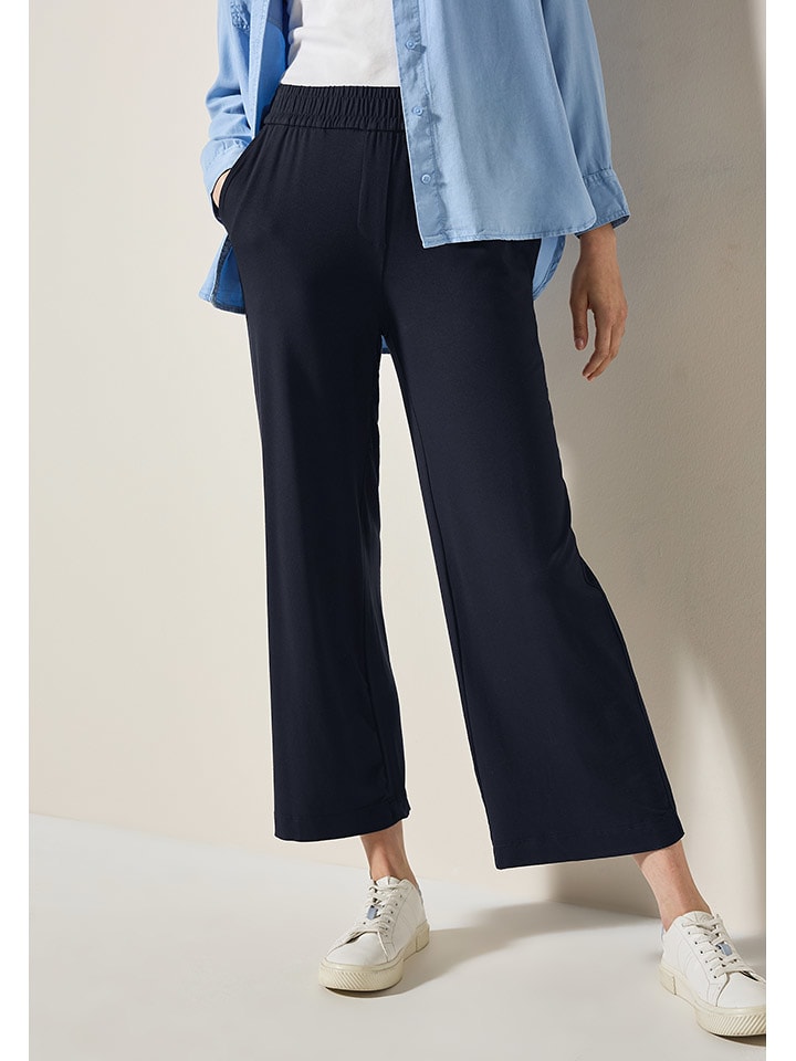 Cecil Spodnie w kolorze granatowym rozmiar: L/L26