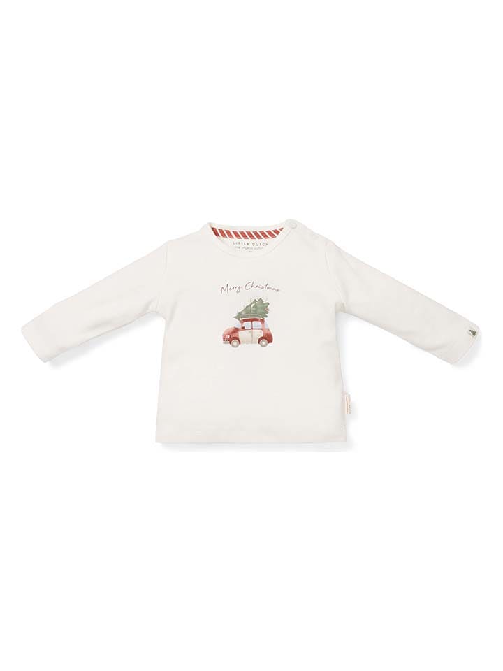 Little Dutch Koszulka w kolorze kremowym rozmiar: 68