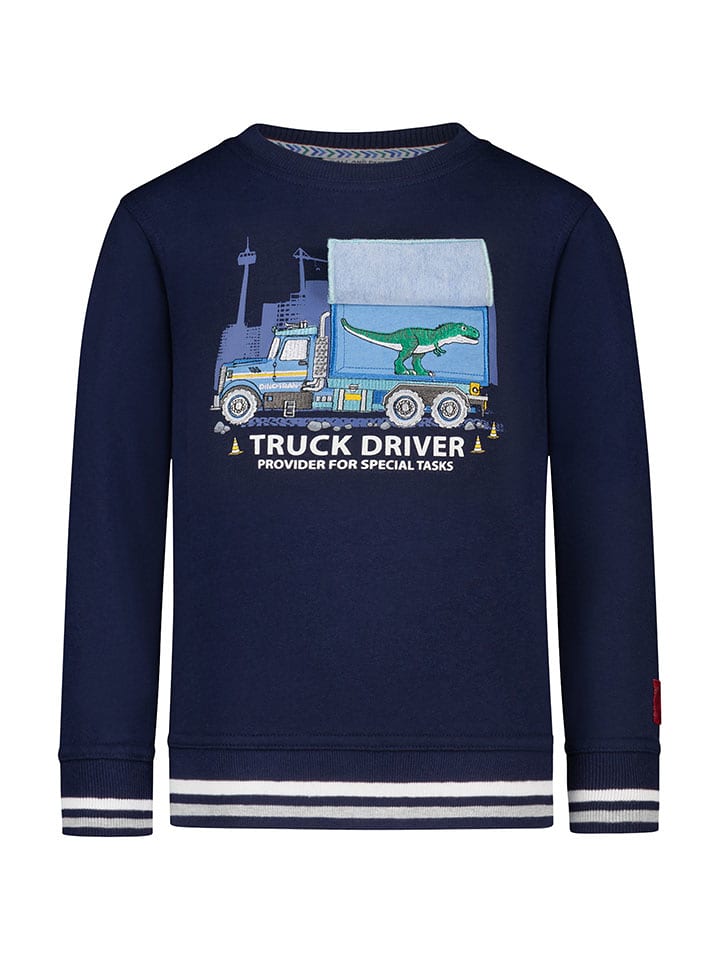 Salt and Pepper Bluza "Truck" w kolorze granatowym rozmiar: 116/122