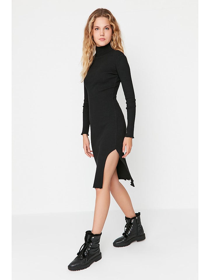 trendyol Sukienka w kolorze czarnym rozmiar: XS