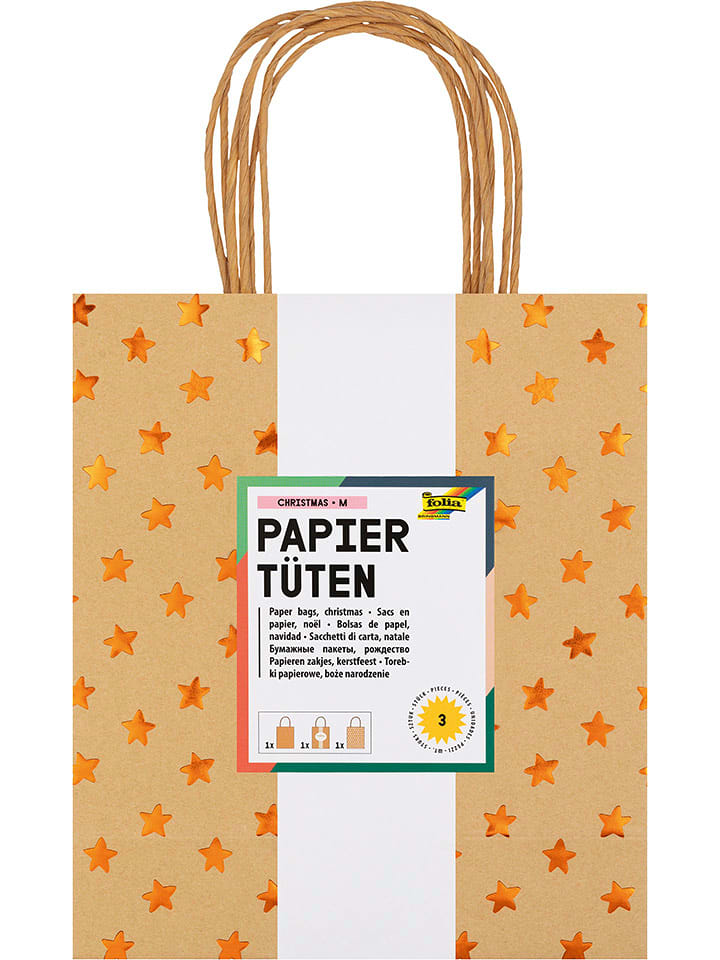 folia PAPER Torebki papierowe "X-Mas M" rozmiar: onesize