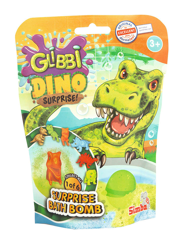 Simba Kula do kąpieli "Glibbi Dino Surprise" - 100 g - 3+ (produkt niespodzianka) rozmiar: onesize