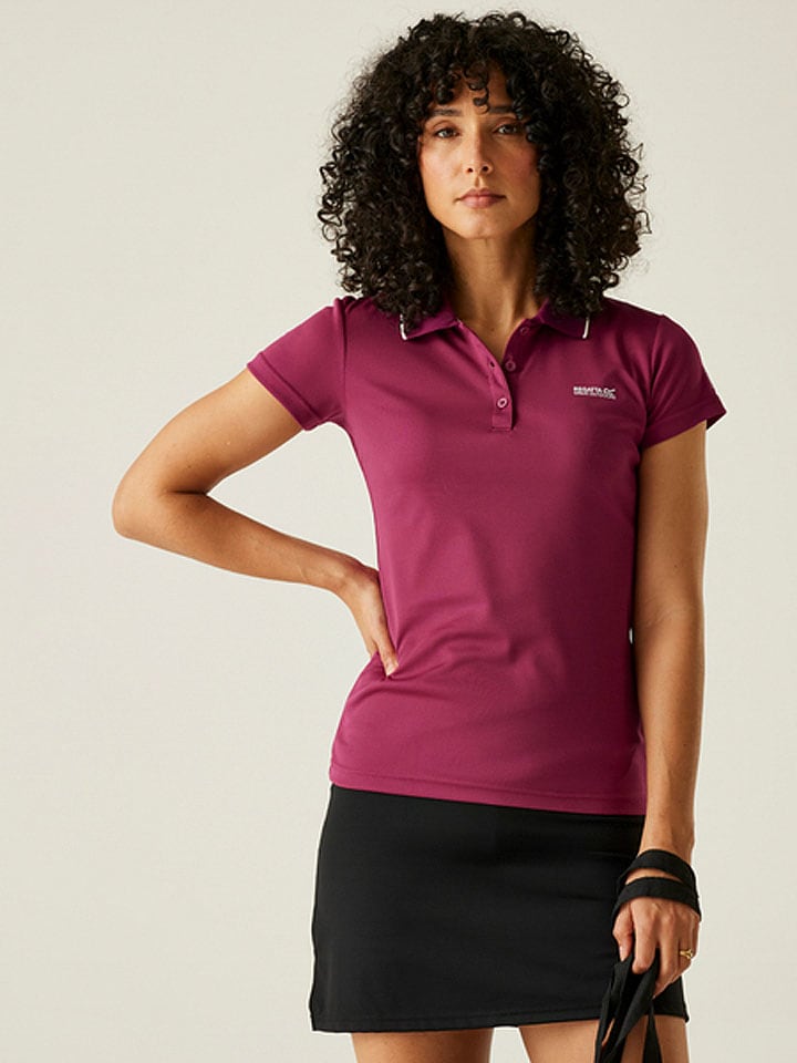 Regatta Funkcyjna koszulka polo "Maverick V" w kolorze jagodowym rozmiar: 46