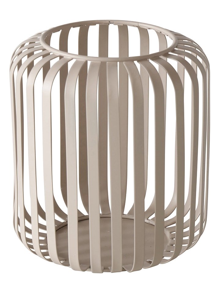 Boltze Świecznik "Viki" w kolorze beżowym - wys. 15 x Ø 13 cm rozmiar: onesize