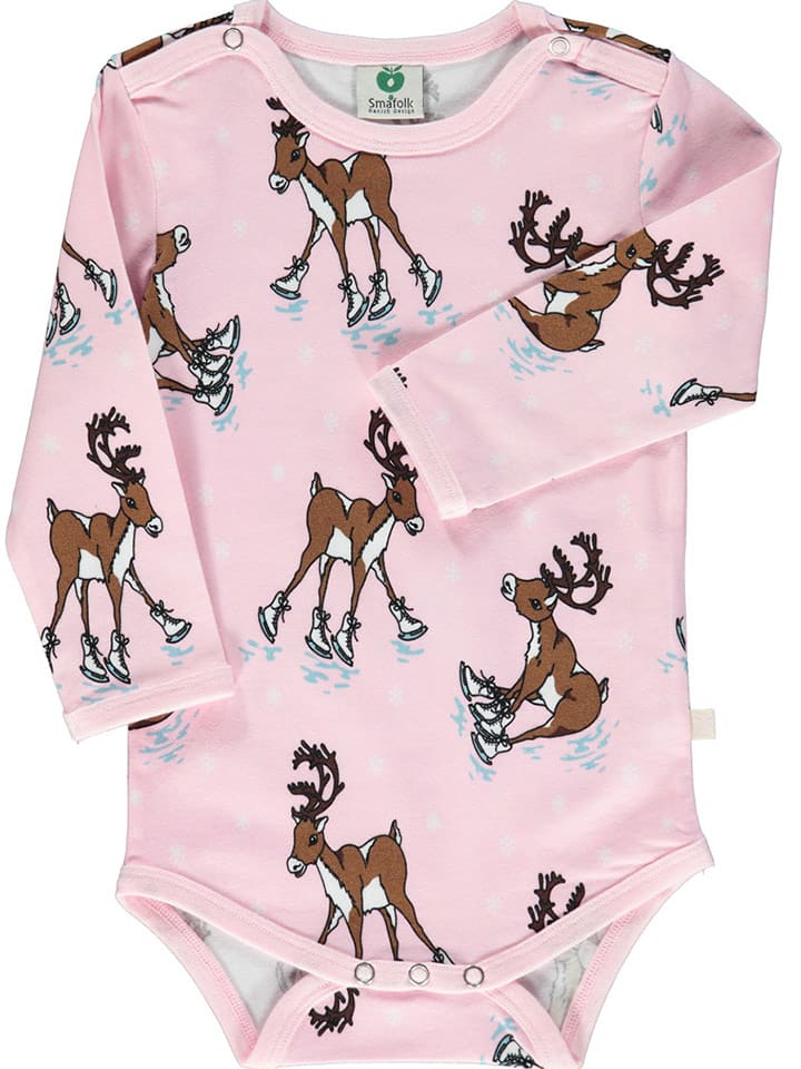 Småfolk Body w kolorze jasnoróżowym rozmiar: 56