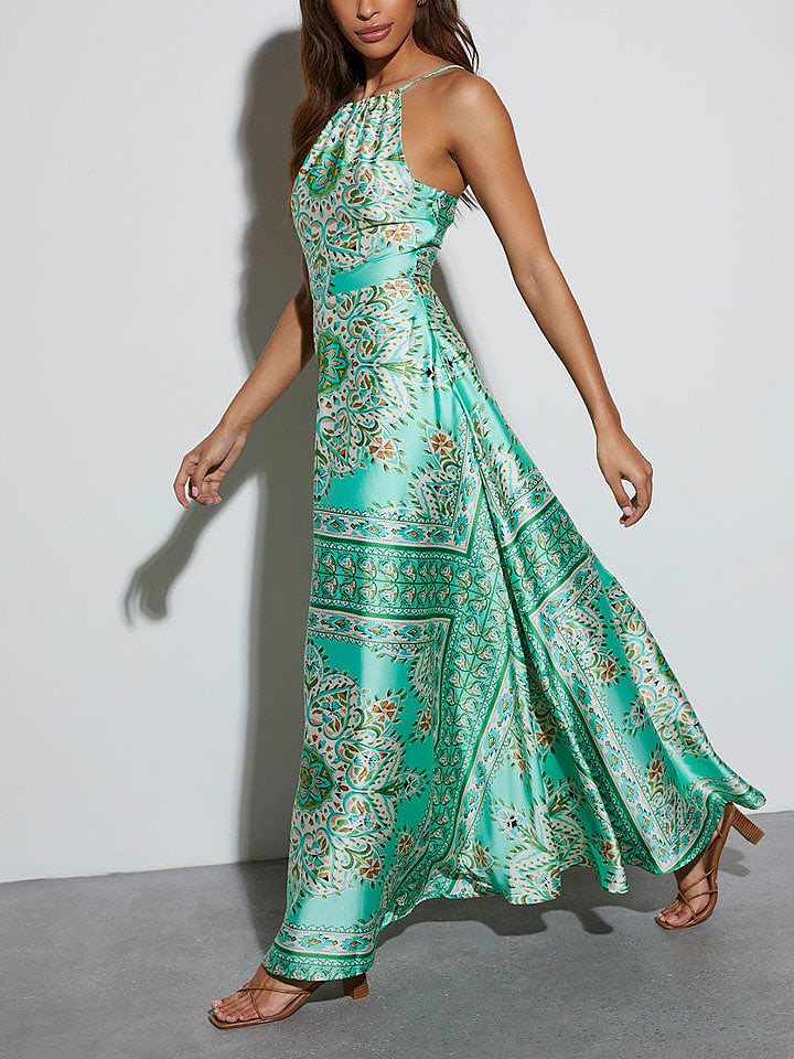 LA Angels Sukienka w kolorze miętowo-kremowym rozmiar: XL