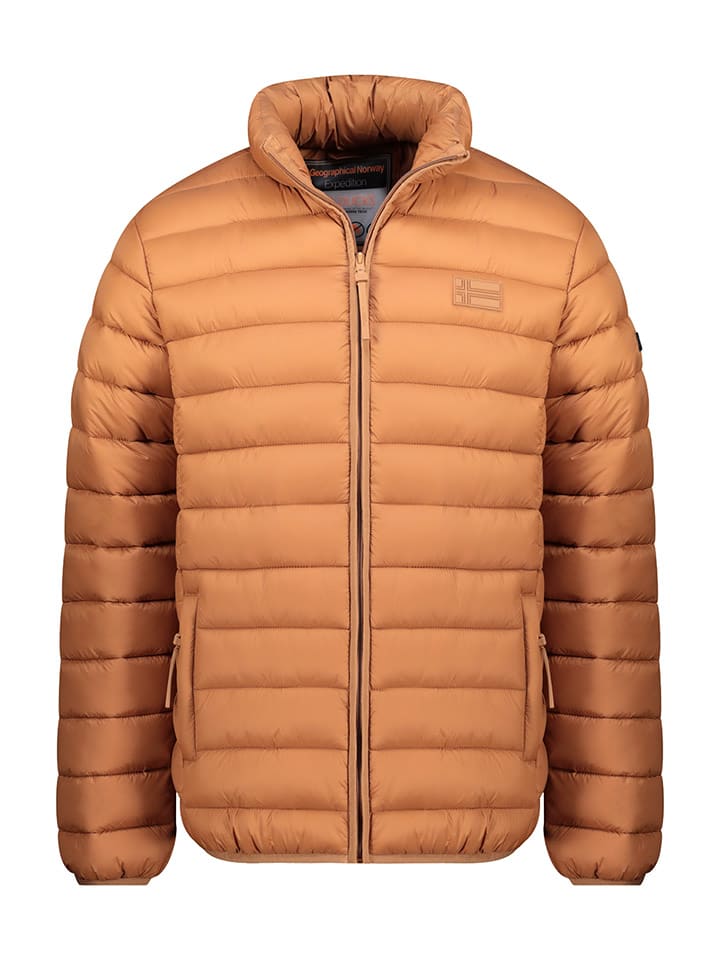 Geographical Norway Kurtka pikowana "Amichoko" w kolorze jasnobrązowym rozmiar: L