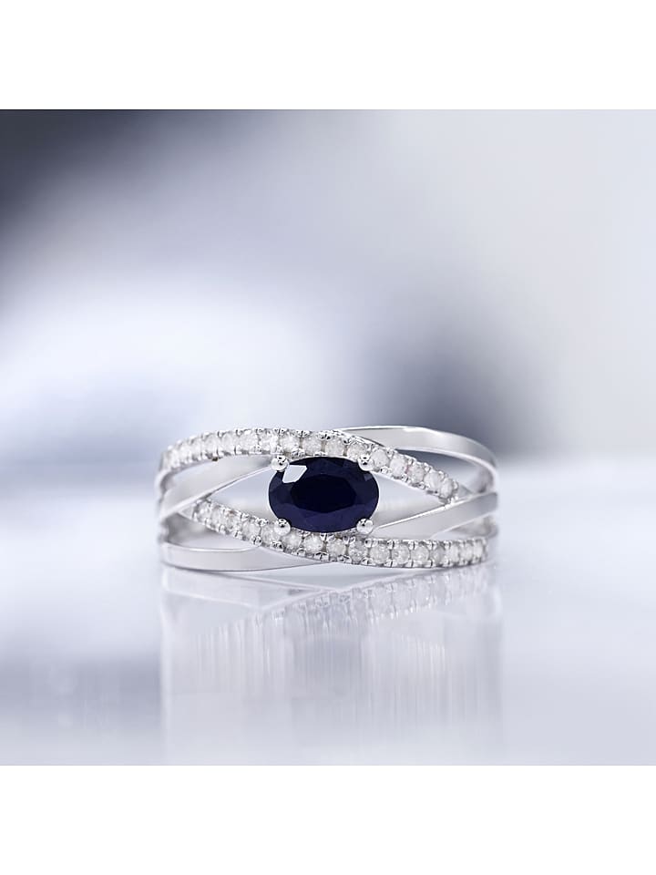 CARATELLI Złoty pierścionek "Rien que Toi" z diamentami rozmiar: 58