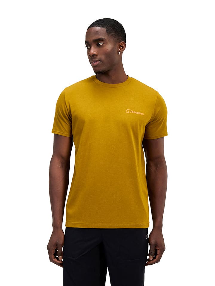 Berghaus Koszulka "Grappled" w kolorze musztardowym rozmiar: 50