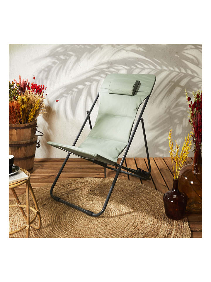 Garden Spirit Leżak "Corfou" w kolorze khaki - 55 x 89 x 81 cm rozmiar: onesize