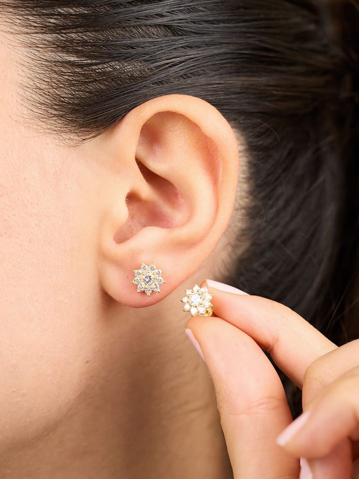 Lodie Silver Srebrne kolczyki-wkrętki z cyrkoniami rozmiar: onesize