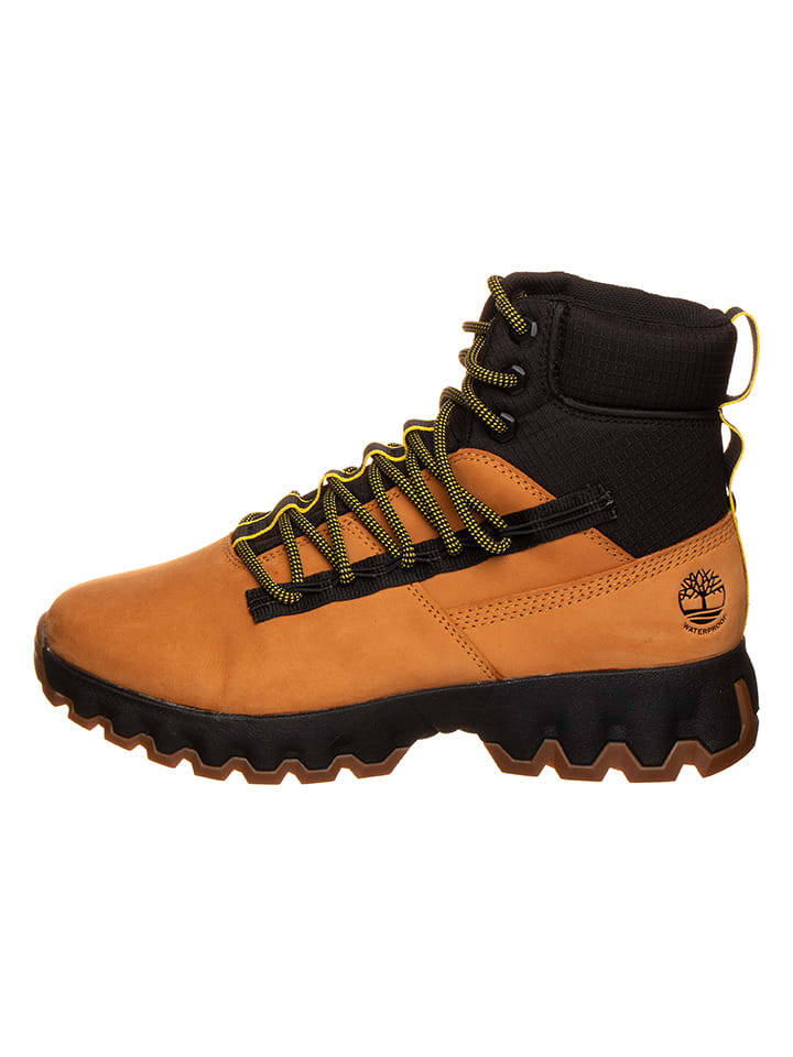 Timberland Skórzane botki w kolorze jasnobrązowym rozmiar: 40