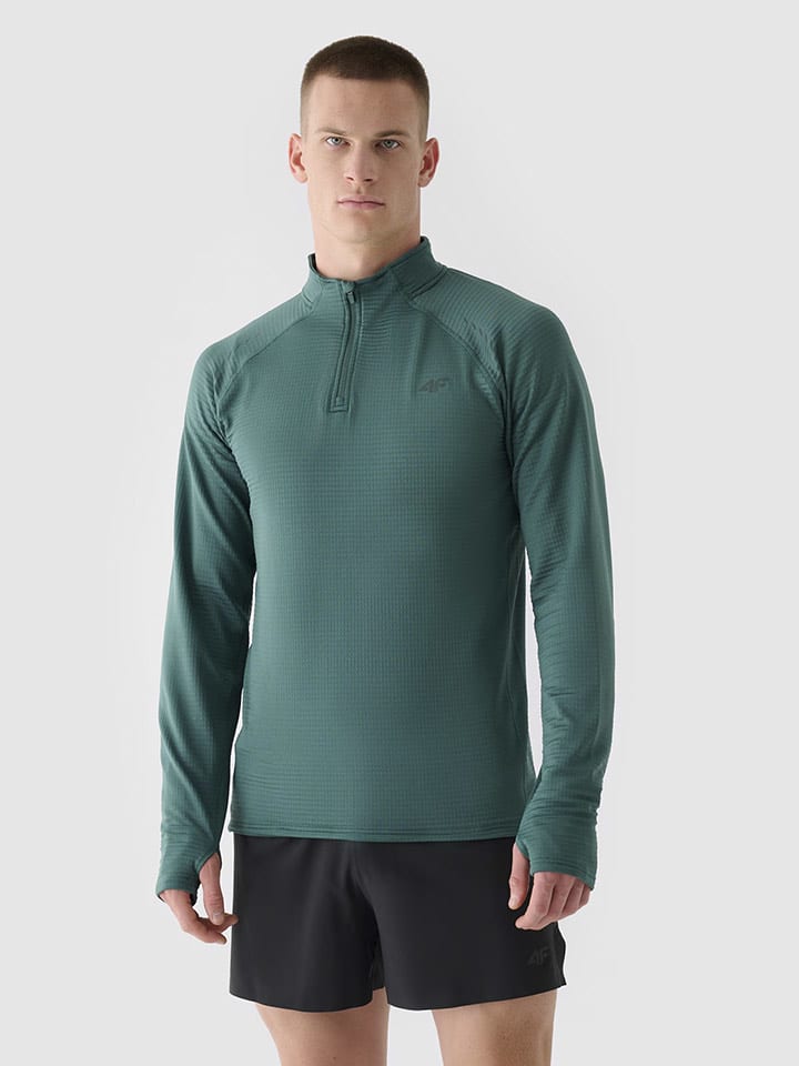 4F Koszulka funkcyjna w kolorze zielonym rozmiar: XL