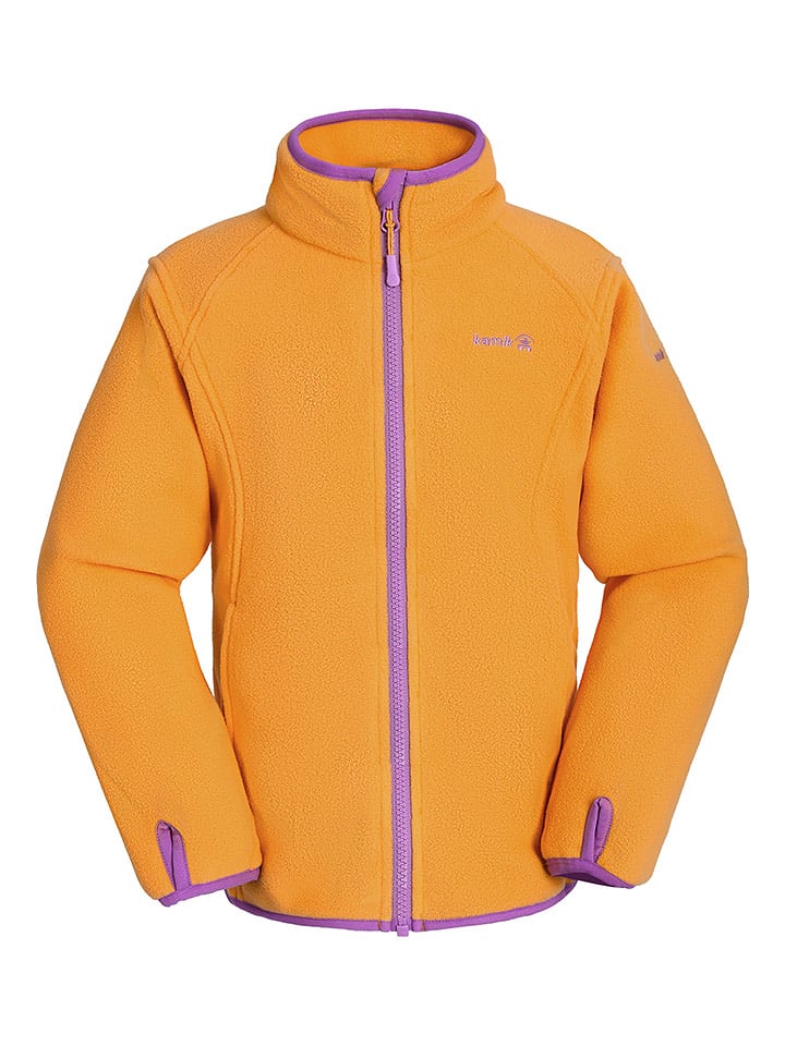 Kamik Kurtka polarowa "Linnea" w kolorze pomarańczowym rozmiar: 176