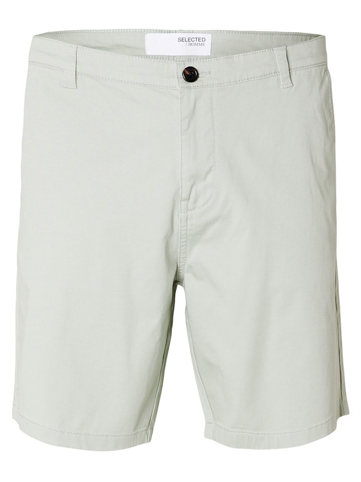 SELECTED HOMME Szorty chino w kolorze szarobrązowym rozmiar: L