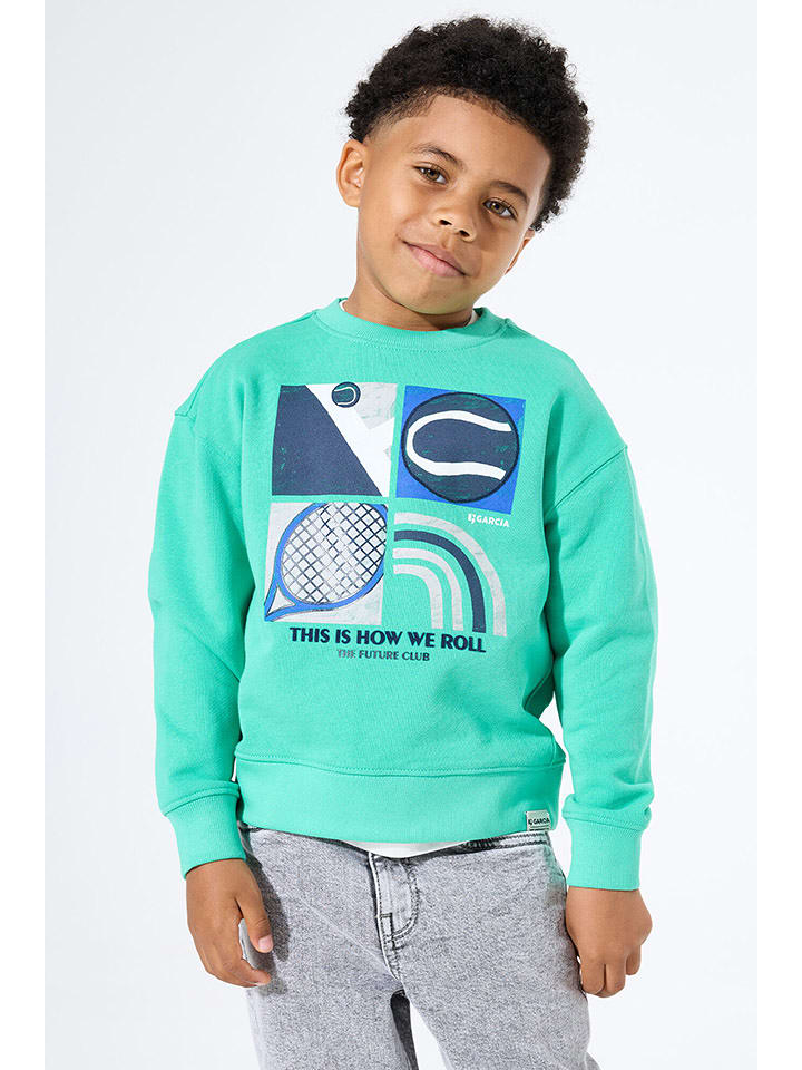 Garcia Bluza w kolorze zielonym rozmiar: 92/98